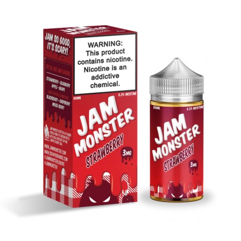Strawberry Jam E-Liquid 100ml by Jam Monster