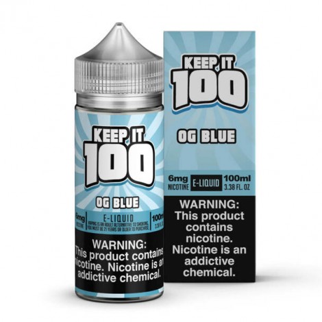 Blue Slushie E-Liquid 100ml by Keep it 100 E-Juice ( OG BLUE)