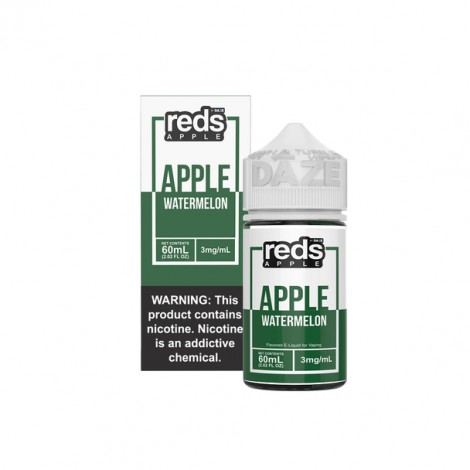 Watermelon Reds Apple E-Liquid 60ml by 7 Daze E-Juice