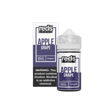 Grape Reds Apple E-Liquid 60ml by 7 Daze E-Juice