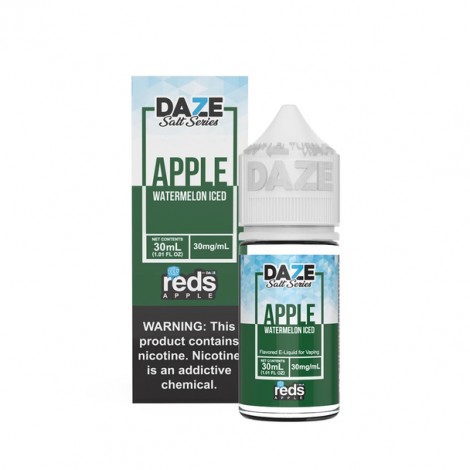 Watermelon Iced Reds Apple E-Liquid 60ml by 7 Daze E-Juice