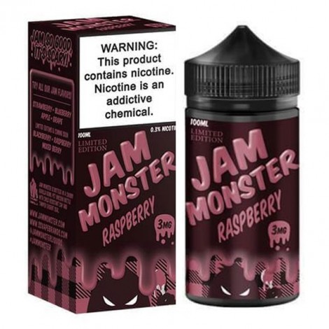 Raspberry Jam E-Liquid 100ml by Jam Monster E-Juice