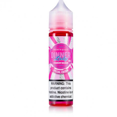 Strawberry Macaroon E-Liquid 60ml by Dinner Lady E-Juice