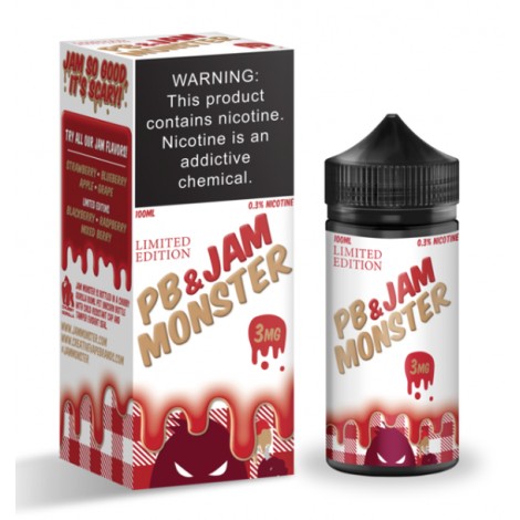 Strawberry E-Juice by PB & Jam Monster E-Liquid 100ML