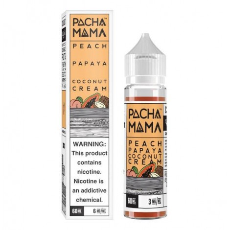 Peach Papaya Coconut Cream E-Juice by Pachamama E-Liquid 60ML