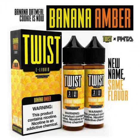 Banana Oatmeal Cookie E-Juice by Twist E-Liquid 120ML