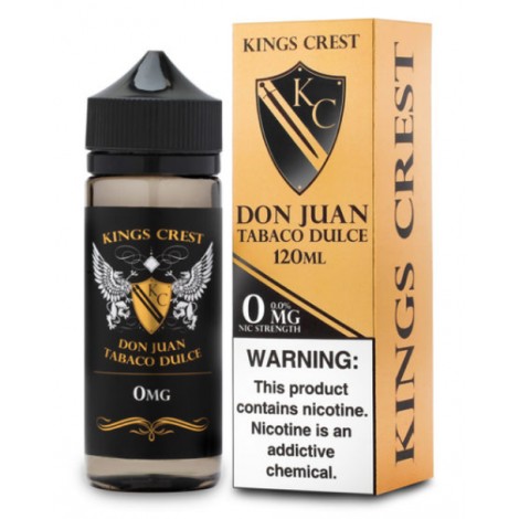Don Juan Tabaco Dulce E-Juice by King's Crest E-Liquid 120ML