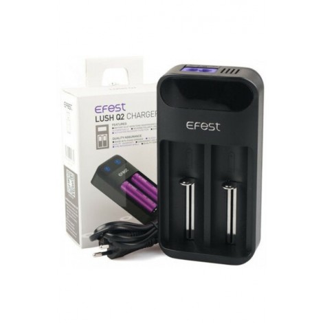 Efest LUSH Q2 Intelligent LED Battery Charger - 2 Bay