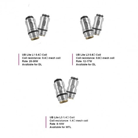 LostVape Ultra Boost Lite/ UB Lite Replacement Coil (Pack of 5)