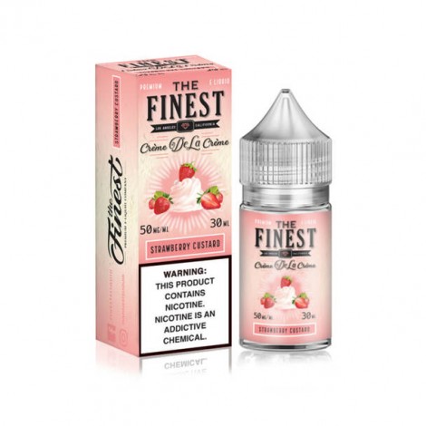 The Finest SaltNic Series Strawberry Custard 30ml E-Liquid