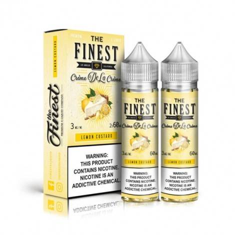 The Finest Creme De La Creme Lemon Custard 2 x 60ml E-Liquid