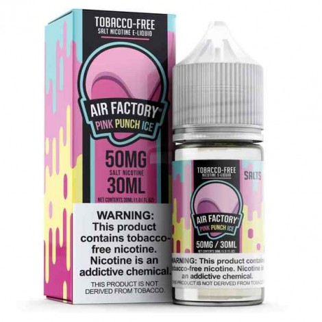 Air Factory Salts Pink Punch Ice Tobacco Free Nicotine 30ml E-Juice