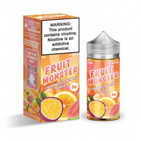 Fruit Monster Passionfruit Orange Guava 100ml E-Juice