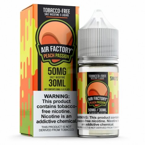 Air Factory Salts Peach Passion Tobacco Free Nicotine 30ml E-Juice