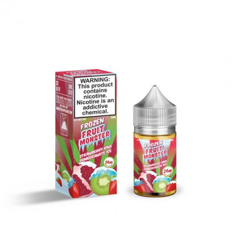 Frozen Fruit Monster Strawberry Kiwi Pomegranate Ice Salt 30ml E-Juice